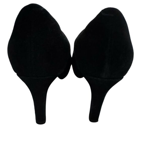 Clarks Artisan Comfort Sole Black Suede 3 1/4 " Heels 7.5 Medium - Picture 8 of 16